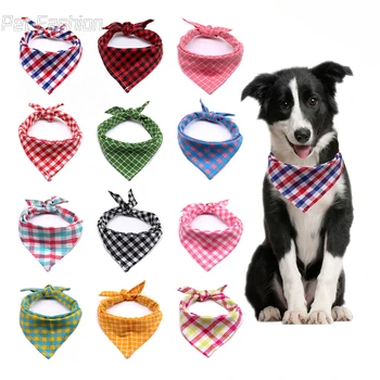Шейный платок для домашних собак, ошейник для щенков, ошейник-бандана, шарф с кожаными аксессуарами для ошейников, Регулируемый шарф для домашних животных, шарф для кошек