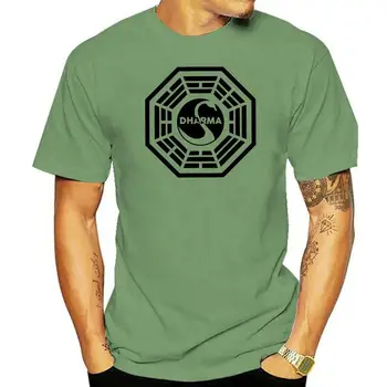 Мужская футболка с потертым логотипом Dharma Initiative