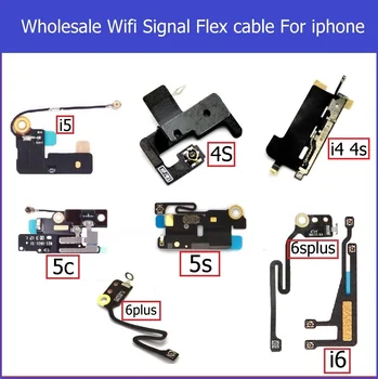 10шт Гибкий кабель антенны сигнала Wi-Fi для iPhone 4 4s 5 5S 5c 6 6s plus Сетевая соединительная антенна замена гибкого кабеля Wi-Fi