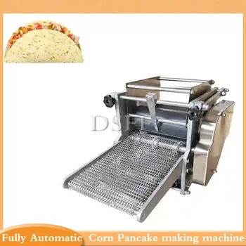 Полностью автоматическая промышленная машина для производства мексиканских кукурузных рулетов из муки, машина для формования блинов из хлеба и зерновых продуктов