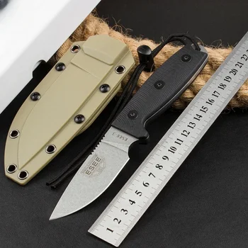 ESEE-3 Тактический нож G10 С ручкой 59Hrc, Ножи с фиксированным лезвием, Универсальные ножи для выживания, Охотничий Походный кухонный инструмент
