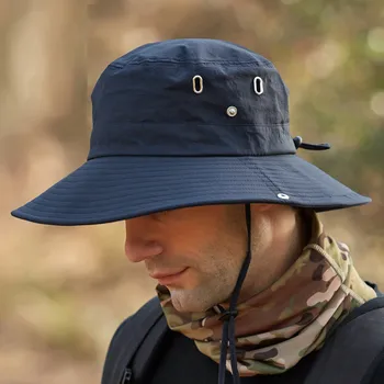 Складная шляпа Рыбак-ведро, Дышащая летняя мужская кепка, бейсболки, рыбацкие шляпы