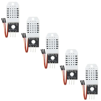 Датчик температуры и влажности для Arduino, для Raspberry Pi - включая соединительный кабель, 5 штук Прочный Простой в использовании