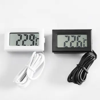 Мини-ЖК-цифровой термометр-гигрометр для измерения температуры в помещении, удобный датчик температуры, измеритель влажности, измерительные приборы, кабель