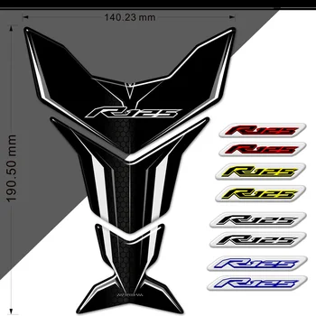 Для Yamaha YZF R125 R 125 Защита бака мотоцикла, наклейка, 3D Наклейки, Эмблема, значок, логотип, накладка на бак