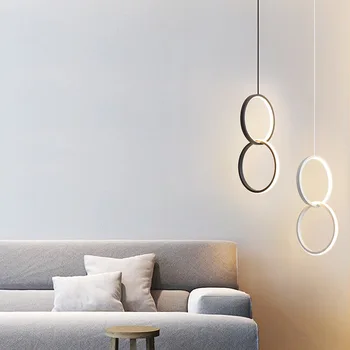 свет минималистичный/креативный/индивидуальный прикроватный светодиодный подвесной светильник для спальни