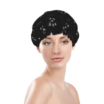 Шапочка для душа Фредди Меркьюри, британской рок-группы, женская Многоразовая Водонепроницаемая быстросохнущая шапочка для волос для ванны