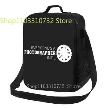 Каждый фотограф, пока не появится изолированная сумка для ланча для фотосъемки, портативный термоохладитель, школьный ланч-бокс для еды