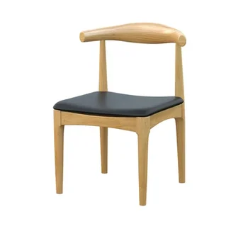 Сочетание компьютерного стола и стула из массива дерева, рабочий стол в минималистичном скандинавском стиле, домашний верстак, офисный стол