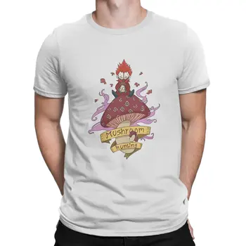 Футболка с комиксами Dorohedoro Mushroom Hunting, мужские футболки в стиле панк, летняя одежда, футболка с круглым вырезом в стиле харадзюку