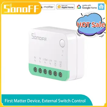 1-8 Шт. SONOFF MINIR4M Matter Wifi Smart Switch Мини Модуль Домашней Автоматизации Локальное Подключение Для Alexa Google Home SmartThings