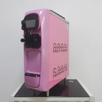 Коммерческая машина для производства мягкого мороженого с одной головкой, Машина для производства мороженого из нержавеющей стали 110 В 220 В