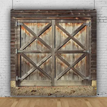 Фон для фотосъемки двери старого сарая, сельский ковбойский фон в западном стиле Для ностальгии, Деревянная доска, сельскохозяйственные угодья, Фотостудия для детей и взрослых