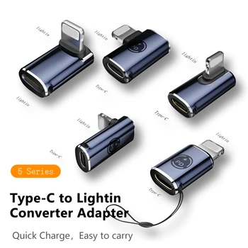 Переходник USB C к розетке Lighting Поддерживает быструю зарядку PD мощностью 27 Вт, совместимую с iPhone iPa D