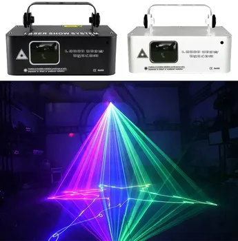 Профессиональный RGB DJ контроллер мощностью 500 МВт, освещение дискотеки, сканер линий луча DMX, проектор, эффект лазерного освещения сцены для вечеринки в ночном клубе