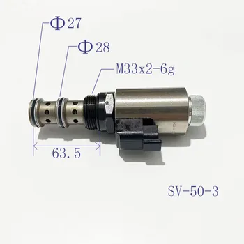 Двухпозиционный Трехходовой Гидравлический Вставной электромагнитный клапан с резьбой SV-50-3/ SV-50-3A
