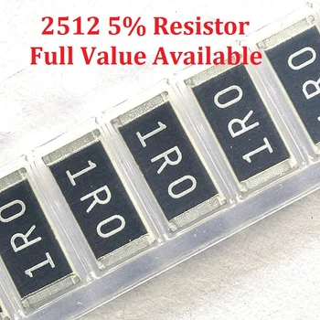 100 шт./лот SMD Микросхема Резистор 2512 27R/30R/33R/36R/39R 5% Сопротивление 27/30/33/36/39/Ом Резисторы K Бесплатная Доставка