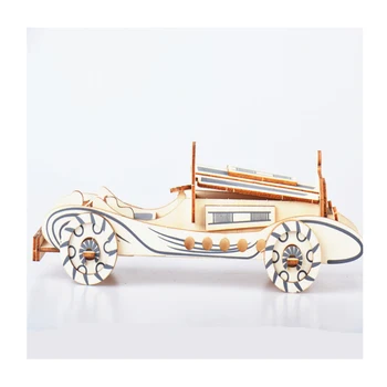 3D головоломка DIY Creative Benz Car деревянная модель строительный набор игрушка хобби подарок для детей взрослый P71