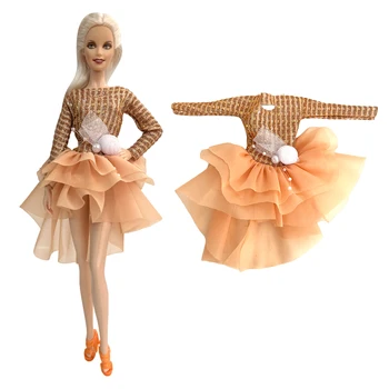 1 шт. Новая праздничная одежда для куклы Барби, юбка для танцев для 1/6 куклы BJD, балетные костюмы, 11,5 