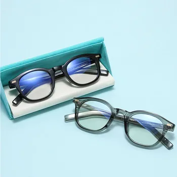 Оправа для оптических очков Imwete TR90, Женские модные Компьютерные очки с защитой от голубых лучей, Черные Очки для близорукости в стиле Ретро, Очки по рецепту врача.