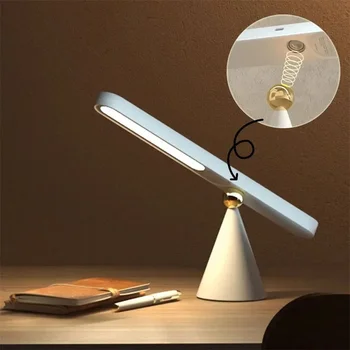 Креативный беспроводной настенный светильник, настольная лампа для чтения, Геометрическая настольная лампа, Многофункциональный Магнитный всасывающий Маленький настольный ночник