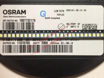 100шт /накладка OSRAM LCBT67S 3528 2-футовых шариков светодиодной лампы Puliang Ice Blue для автомобильных инструментов 1210 Импортировано
