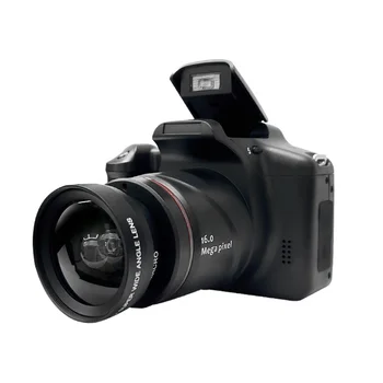 Мини-камера для фотосъемки с широкоугольным объективом с экраном 2,4 дюйма, цифровая камера с 16-кратным зумом для студентов, начинающих профессионалов