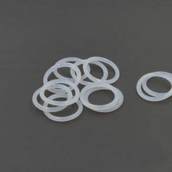 20шт диаметр провода 2,65 мм белое силиконовое уплотнительное кольцо наружная водонепроницаемая изоляционная резинка 16 мм-23,6 мм Внутреннего диаметра