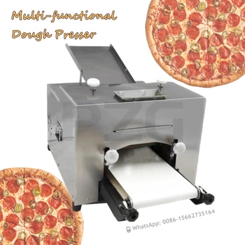 Автоматическая машина для прессования теста для пиццы по индивидуальному размеру, машина для прессования коржей для пиццы, машина для формования пиццы