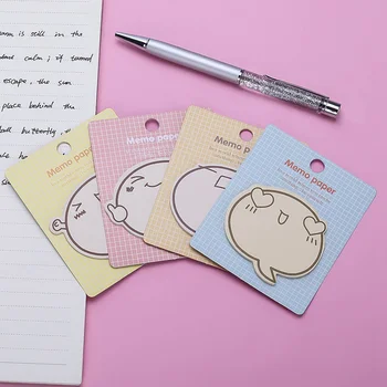 Новые наклейки для планировщика Kawaii Sticky Notes Милые корейские канцелярские принадлежности Блокнот для скрапбукинга Липкие маркеры