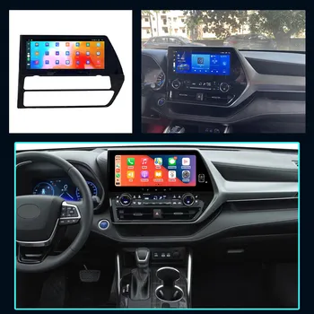 Для Crown Klug TOYOTA Highlander 2021 2022 Android 13 Автомобильный радиоприемник Мультимедийный плеер 2 Din GPS Carplay Автомагнитола Стерео головное устройство