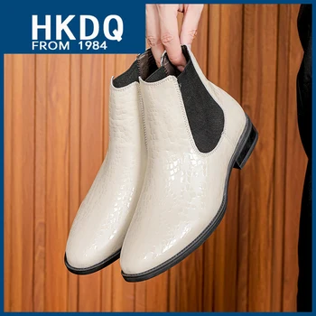 HKDQ/ Белые мужские ботинки 