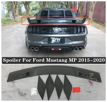 Для Ford Mustang MP 2015 2016 2017 2018 2019 2020 Высококачественный ABS Черный задний багажник Спойлер Сплиттеры Крыло Обвес