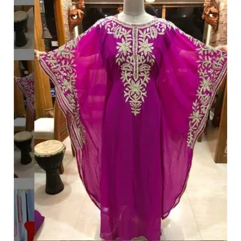 Модный Марокканский Исламский Кафтан Farasha Party Jalabiya С Длинной юбкой в пол, Индийское Платье