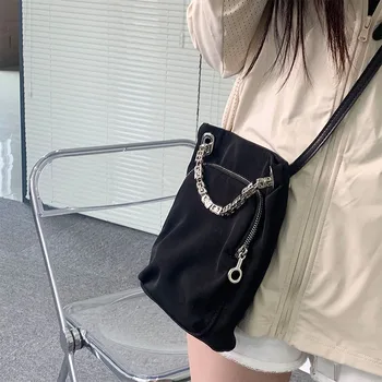 Женская сумка для мобильного телефона на цепочке, мини-сумка из ткани Оксфорд, сумки через плечо, сумки через плечо, женская сумка 2023, новый дизайнер