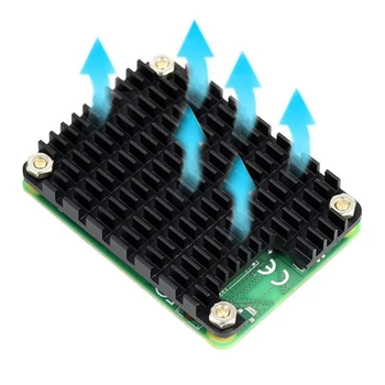Антикоррозийный Вычислительный модуль для Отвода тепла Комплект Алюминиевых Радиаторов Термопасты для Вычислительного модуля RaspberryPi 4 СМ4