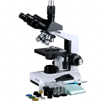 Трехкулярный составной микроскоп темного поля-AmScope Поставляет 40X-1000X Трехкулярный составной микроскоп темного поля