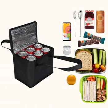 Утепленная сумка для ланча для женщин, детская сумка-холодильник, термосумка, переносной ланч-бокс, пакет со льдом, сумки для пикника, сумки для ланча для работы