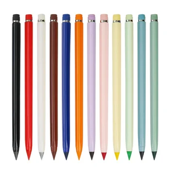 Набор цветных Вечных Карандашей Без чернил Неограниченное Количество Карандашей, Стираемые Свинцовые ручки HB, Канцелярские принадлежности для студентов, Рисование, Письменные принадлежности для рисования