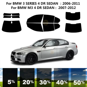 Предварительно обработанная нанокерамика Комплект для УФ-тонировки автомобильных окон Автомобильная пленка для окон BMW M3 E90 4 DR СЕДАН 2007-2012