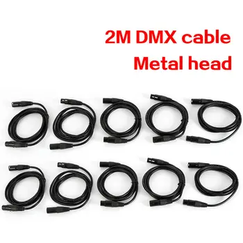 10 x Dmx кабель 2,0 м Xlr 3-полюсный мужской-женский для применения 110 Ом