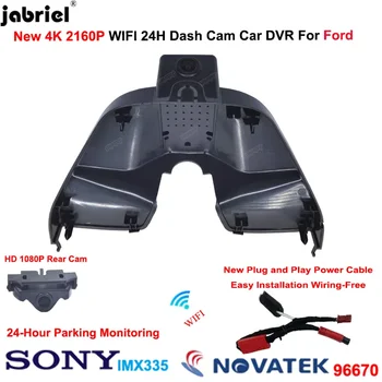 Jabriel 4K 2160P Wifi Видеорегистратор Передняя и Задняя Камера Для Ford Mondeo EVOS 2021 2022 2023 Автомобильный Видеорегистратор Для Lincoln Z