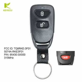 Замена KEYECU Новый Модернизированный Дистанционный Брелок для Hyundai Accent GS 2012-2014 FCC ID: TQ8RKE-3F01 P/N: 95430-3X500