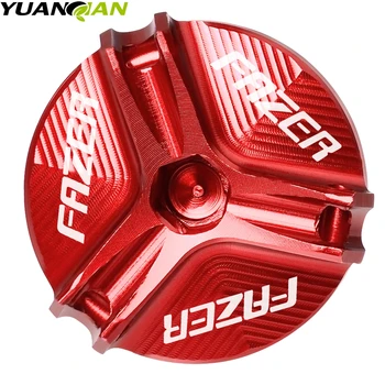 для FAZER логотип Аксессуары для Мотоциклов CNC Алюминиевая Крышка Маслоналивной Горловины Заглушка Yamaha FZ1 FZ6 FZ600 FZ6R FZ8 Fazer