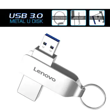 Флэш-Накопитель Lenovo 64 ТБ Интерфейс USB 3,0 Флешка Реальной Емкости 16 ТБ 8 ТБ Высокоскоростная Флэш-Карта Памяти Для Ноутбука Ps4 Ps5